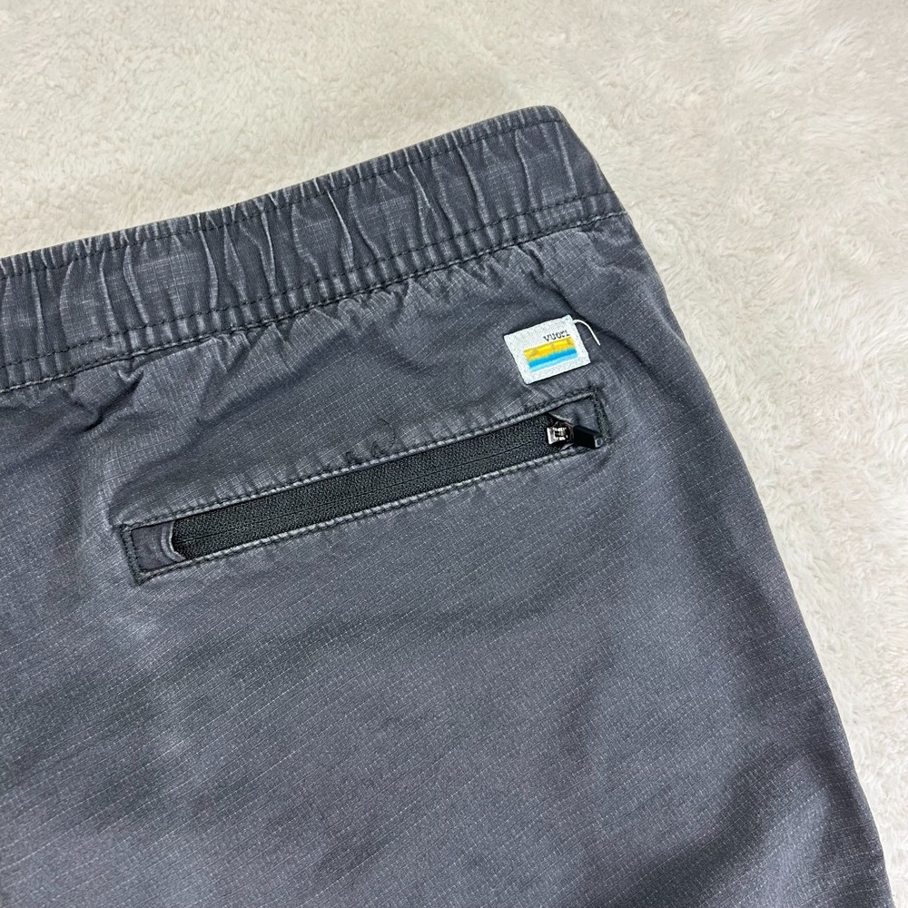 Vuori Ripstop Climber Pants Mens Size M Black Tapered Fit Drawstring "Read" - Picture 8 of 16